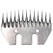 MUDUOBAN Sheep Shears Blades Replacement Clipper Blades Stainless Steel Straight 13 Tooth Electric Wool Comb Cutter Goats Clipper Scissors Blade