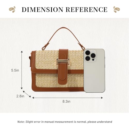 Emprier Summer Straw Crossbody Bags for women Trendy Woven Handbags Straw Clutch purses for Vacation3