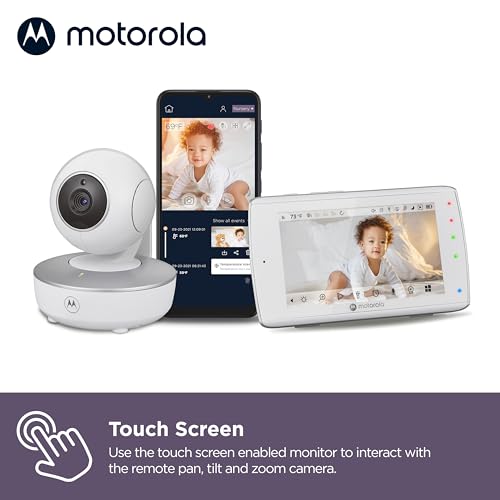 Motorola Nursery 030-04-0220 Motorola Baby Monitor-Vm36Xl Touchscreen 5 Inch Portable Wifi Video Baby Monitor thumb #1