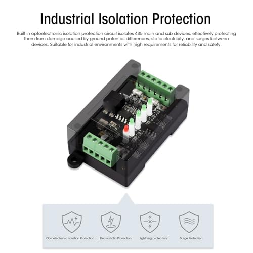 Hub 485 d'isolation optique double canal anti-interférence à large débit BPS - 4