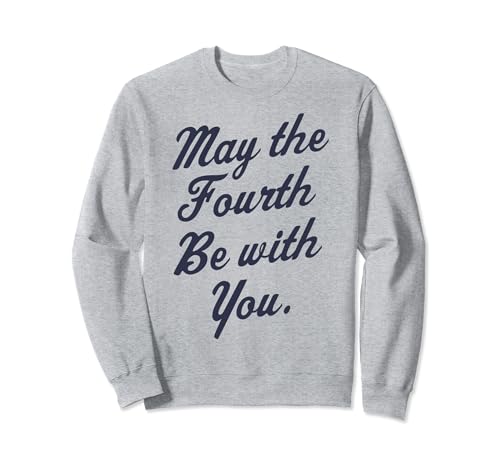 Sweat Star Wars motif calligraphique élégant pull sans capuche confortable
