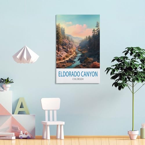 Poster Eldorado Canyon Colorado impression toile salon sans reflet Ndoud