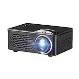 G&F Proyector Portátil Mini LCD Soporte HD 1080P Video,Proyector 1800 Lúmenes,Ideal para Multimedia Home Cinema...