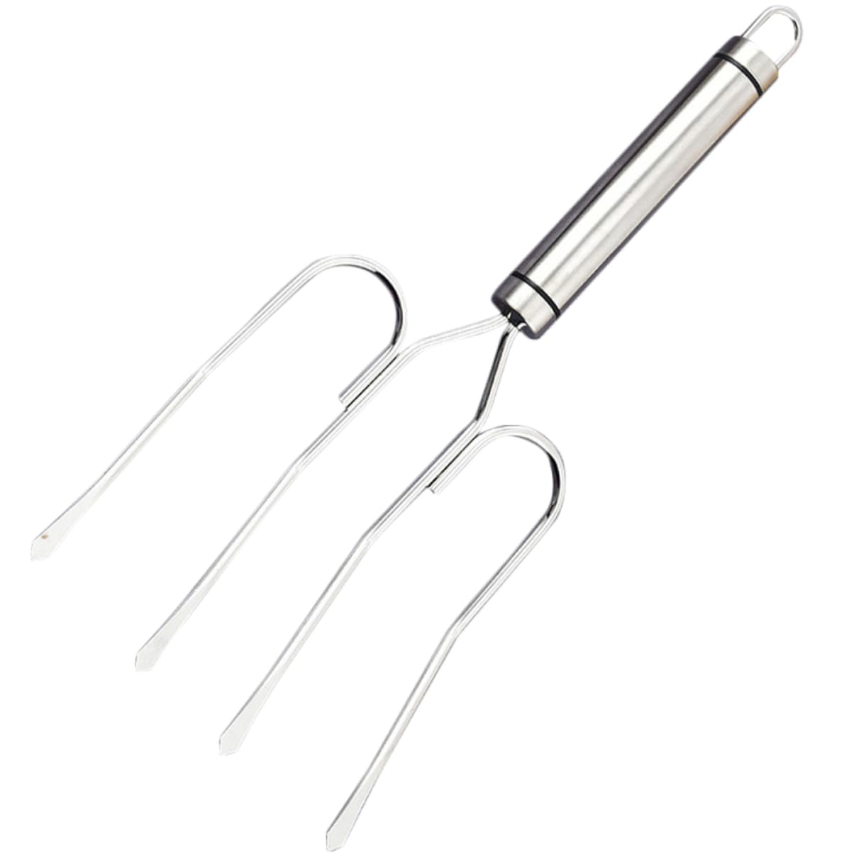 HAKIDZEL Multi-functional Stainless Steel Turkey Lifter Fork for Bbq Outdoor Cooking and Thanksgiving Roasting Poultry and Meat Handler Tool