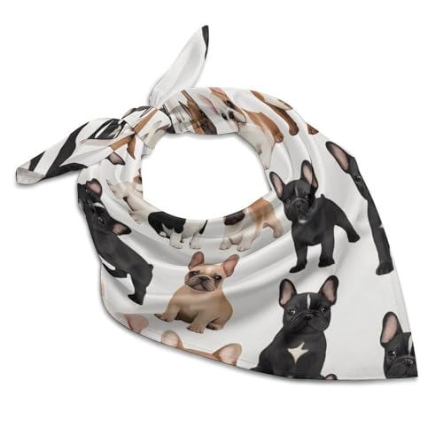 Silk Like Head Scarf for Women Bandanas Hair Scarf Wrap Neck Square Scarves2