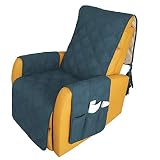 Recliner Chair Covers Waterproof with Anti-Skip Furniture Protector Sofa Slipcover for Children, Sof