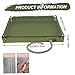 Csafyrt Portable Shower Pan, 31.5x31.5x3.9 Inch Foldable Outdoor Shower Floor with Detachable Drain Pipe, Ideal for Camping, Garden, Sand Toy, Pet, Car