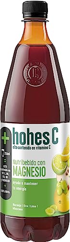 hohes C Plus Magnesio Nutribebida con Magnesio y Vitamina C Aporta energía Zumo 100% natural 1L (Paquete de 6)