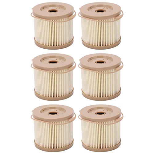 Filtre à carburant et kit filtre séparateur d'eau d'huile 6 pièces
