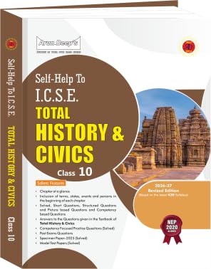 Image of Arundeep Self-Help to Total History & Civics | Class 10 (ICSE) | 2026-27 | Chapter at a glance