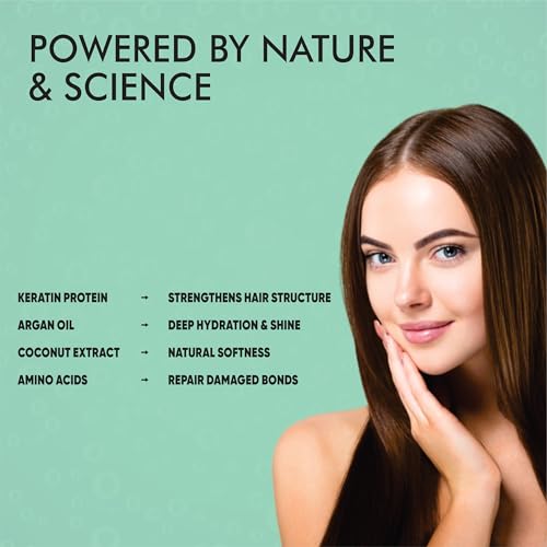Image of Nano plastia shampoo and conditioner serum 120ml | Sulphate & Paraben Free | Smoothens, Repairs, Adds Shine | Salon Quality Hair Care | Deep Nourishment for Damaged Hair (500ml pack of 3)