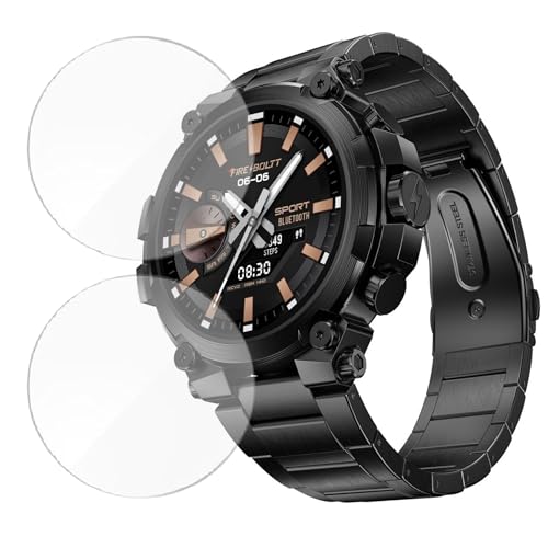 Image of 2 Pack| Smartwatch Screen Protector for Fire Boltt Dominian |1.43 inch| | Flexible TPU Film, 9H Scratch Resistant, Bubble Free Installation - Not a Tempered Glass