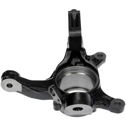 Image of Detroit Axle - Front Left Steering Knuckle for Toyota Camry Sienna Avalon Solara Lexus ES300, Replacement 1999 2000 2001 Driver Side Steering Knuckle Assembly