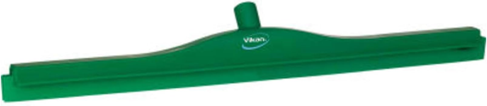 Vikan 77152 Squeegee, Ultra Hygiene, Dbl Blade, 28" PP/RB GN