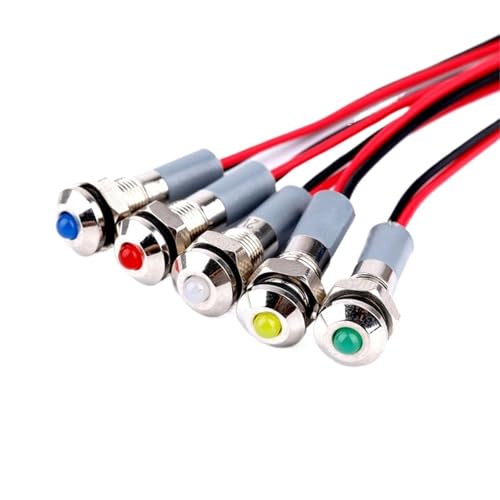Evite fallos de conexión usando indicadores metálicos LED de 6mm con cables listos para instalar 2