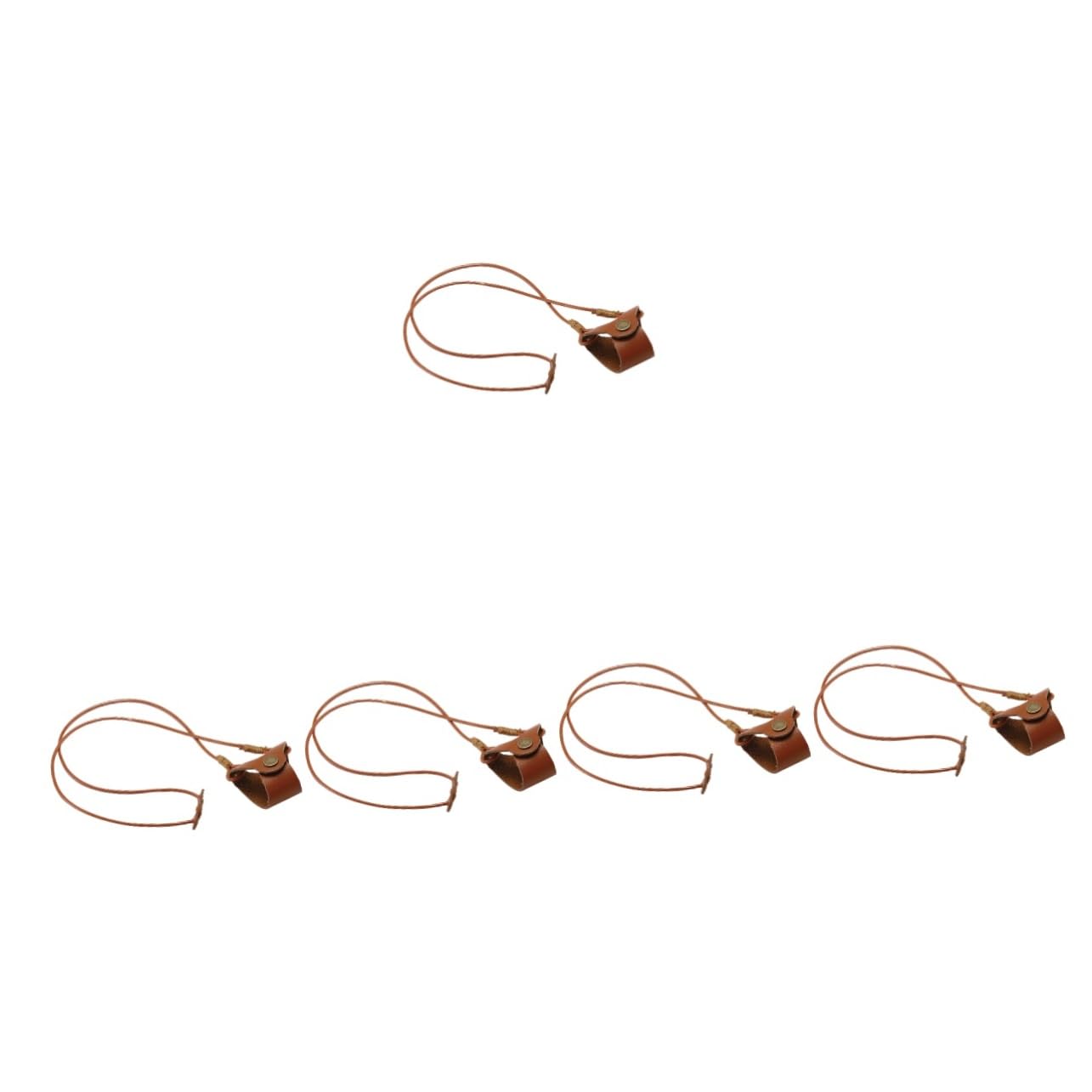 DOITOOL 5pièces Lanière Cuir Pour De Soleil Vue Unisexe Avec Attache Confortable Pour Facile Cou