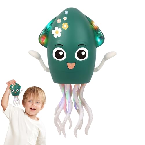 Electric Octopus Toy - Robot Da Ballo Strisciante, Spettacolo Di Luci Musicali, Divertimento Ricaricabile USB | Sensore Di Movimento Crawlings Smart Crawlings Action, Rhythm Movement Display Per Il Co