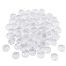 Acmer 120 Pieces 20mm Transparent Glass cabochons,Clear Glass Dome cabochon, Non-calibrated Round 0.79 inch/20mm for Photo Pendant Craft Jewelry Making