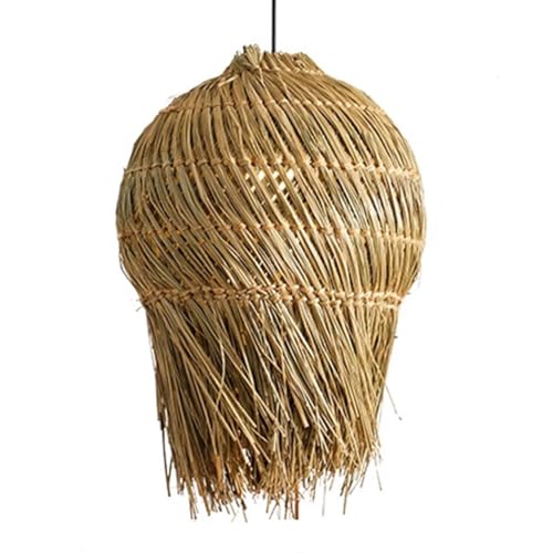 Lampe nordique en osier faite main luminaire haut de gamme