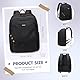 GOLF SUPAGS Groß Arbeitsrucksack Damen, Wasserdicht Laptop Rucksack mit Laptopfach, Multifunktionaler Reiserucksack, Schulrucksack für 15.6 Zoll Notebooks (Schwarz)