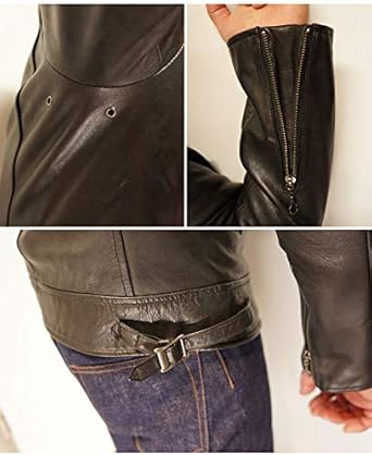 Amazon | [Avirex] [アヴィレックス] レザー ジャケット ダブル