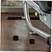 OSOLADY 2pcs Thick Rubber Fitness Equipment Foot Pads Leg Protector Non Slip Noise Reduction for Moving Sofa Legs