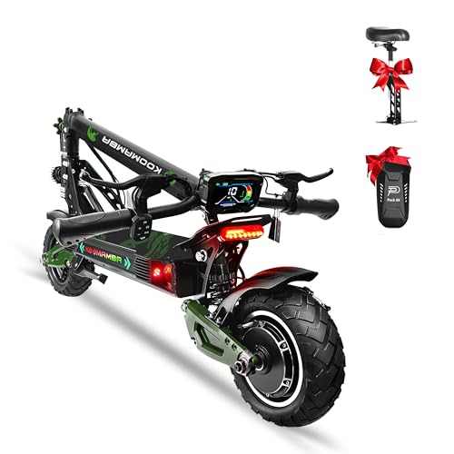 GooBee ZU06 1200W Electric Scooter with Seat, 35 MPH Max Speed, 50 Miles Range,...