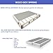 Spinal Solution 8-inch Wood Split Traditional Box Spring/Foundation for Mattress Set, Queen, 13