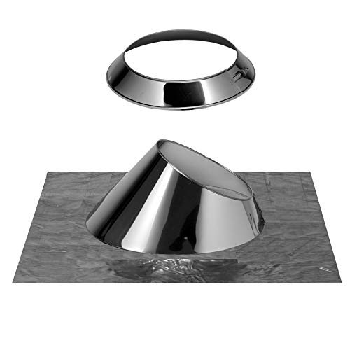 Dachdurchfuehrung 30-45° für Schornsteinsets 180mm Cover