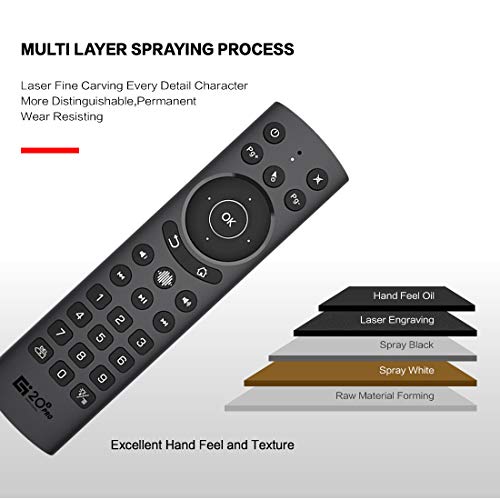 WeChip G20S Air Mouse TV Remote Control for Nvidia Shield TV/Pro and Android TV Box