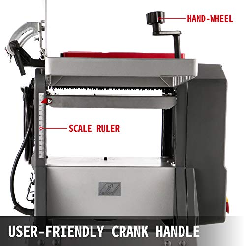 VEVOR Jointers Woodworking 8 Inch Benchtop Jointer 1500W Jointer Planer Heavy Duty 9000 RPM/min Benchtop Planer 6M/min 120 mm Cutting Thickness Wood Jointer Benchtop For Wood Cutting Planer