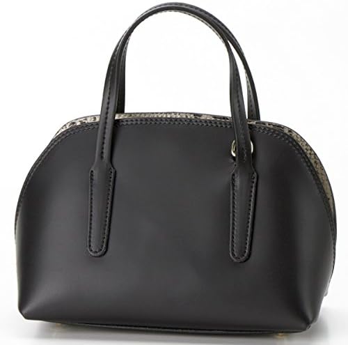 Amazon ナノ ユニバース レディース Nano Universe 型押しパイソンミニボストン 010ブラック F Nano Universe ナノ ユニバース レディース レディースバッグ 財布