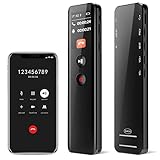 64GB Digital Voice Recorder, Audio Recording Device with Playback, 3072KBPS Noise-Free Voice Activat