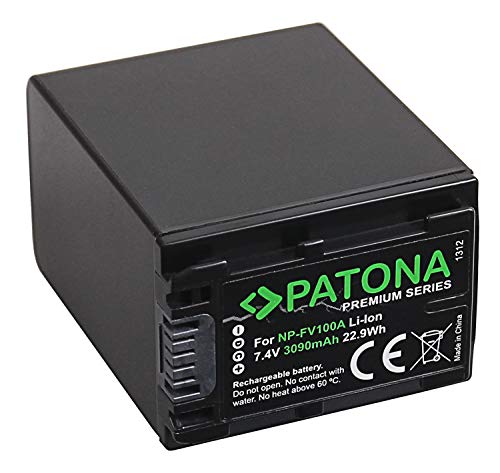 PATONA Premium Batteria NP-FV100 Compatibile con