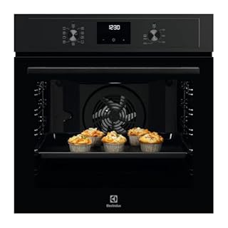 Electrolux Forno Multifunzione EOD3H50TH, Serie 500, da Incasso, SurroundCook con SteamBake, Pulizia Acqua Clean, Funzione Pizza, Display LED, Capacità 72 L. Classe A, 590x560x550