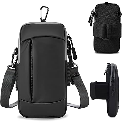 MOVOYEE Phone Holder for Running Armband Cell Phone Purse Crossbody for Women Men Kids, iPhone 15 14 13 12 11 Pro Max Xs Xr X 8 Plus SE Mini Galaxy Ultra Edge S24 S23 S22 S21 S20 Note 20 Bag Arm Band Cover