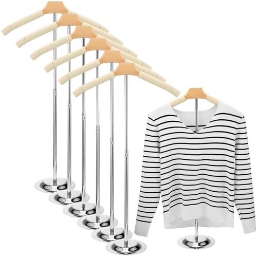 Soaoo Flexible Shoulder Stand Adjustable T Shirt Display Beige Coat