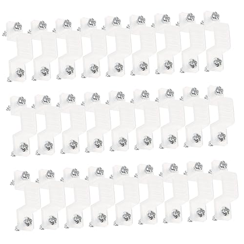 QUMIIRITY Led Light Strip Clips 100pcs 10mm Double-Side Fixing Clips Silicone Led Bracket for Mounting