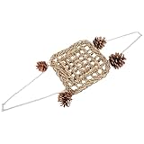 Toyvian Schaukelhängematte Für Papageien Vogel Spielzeug Vogelnest Schlafplatz Für Haustierkäfige Papageiensitzstange Vogelständer Zubehör Für Vogelerziehung