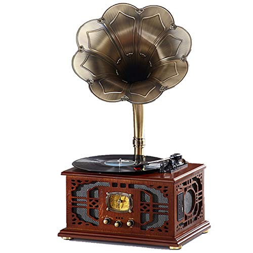 Haut-Parleur Rétro, Gramophone Vintage Tourne Disque avec La Lecture De La Carte TF, Lecture De Disque U, sans Fil… - Les Beatles, Paul McCartney, John Lennon, RIngo Starr, George Harrison Haut-Parleur Rétro, Gramophone Vintage Tourne Disque avec La Lecture De La Carte TF, Lecture De Disque U, sans Fil…