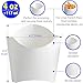 CUSINIUM [4 oz 50-Pack Small White French Fry Containers - Disposable French Fries Holders