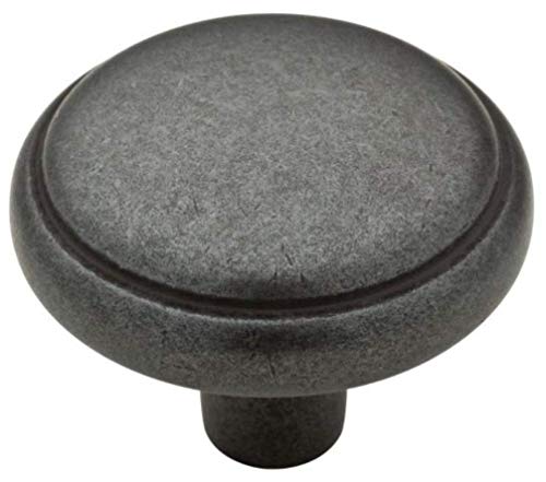 24 Pack - Liberty P6361Ac-Si-C Domed Top Soft Iron Round Cabinet Knob, 1-1/4 Inch #TOP15