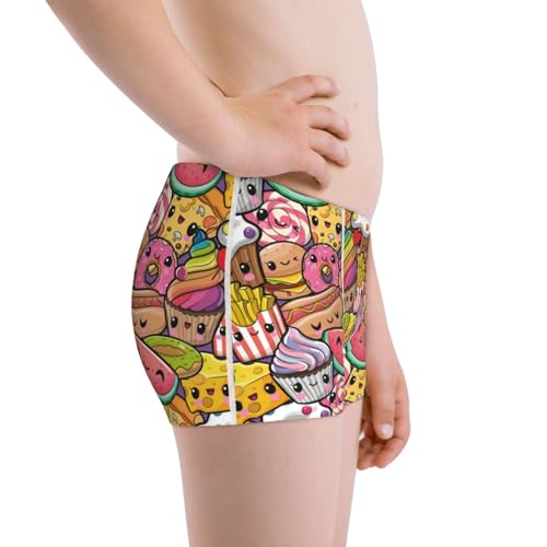 Boys' Cotton Boxer Brief Soft Underwear-Fruit-Flavored Ice-Cream2