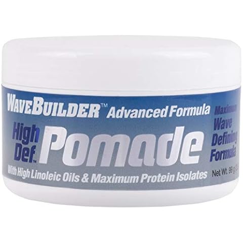 WaveBuilder Advanced Formula High Def Pomade | High Linoleic Oils and Maximum Protein Isolates, 3.5 Oz Cover
