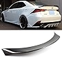 AR Style Carbon Fiber High Kick VIP Trunk Spoiler Wing Compatible with for 2014-2019 Lexus IS200t IS250 IS350 IS300