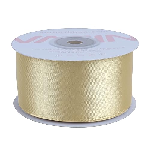 VATIN Gold Satin Ribbon Polyester 40mm X 23m(25 Yards) Craft Fabric Ribbon Perfect for Gift Wrapping,Hair Bow,Party Balloon Trimming - Image 4