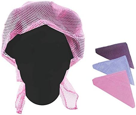 Tredoni 50x35" Triangular Hair Setting Net - Universal Size Curler Rolls Holder Drying Net, Multi-color (1 pcs)