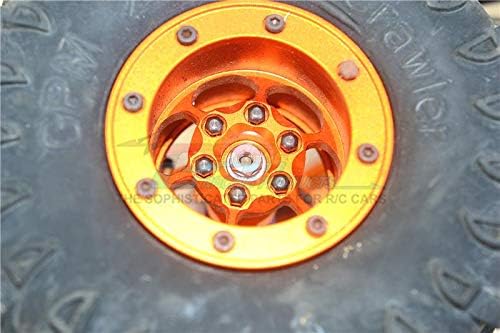 Miniatura 4 de Adaptadores hexagonales de rueda de latón de 0.669 in para Axial Wraith  RR10 Bomber  SMT10-4Pc Set