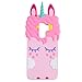 Joyleop Pink Unicorn Case for Samsung Galaxy S9 Plus + Cute 3D Cartoon Animal Cover,Kids Girls Cool Fun Soft Silicone Gel Rubber Kawaii Character Fashion Unique Cases Protector Skin Samsung S9plus