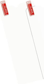 شاشة حماية كاملة من الزجاج المقوى بحواف شفافة لموبايل هونر 8a 2020 مقاس 6.1 بوصة، مجموعة من قطعتين - شفافة